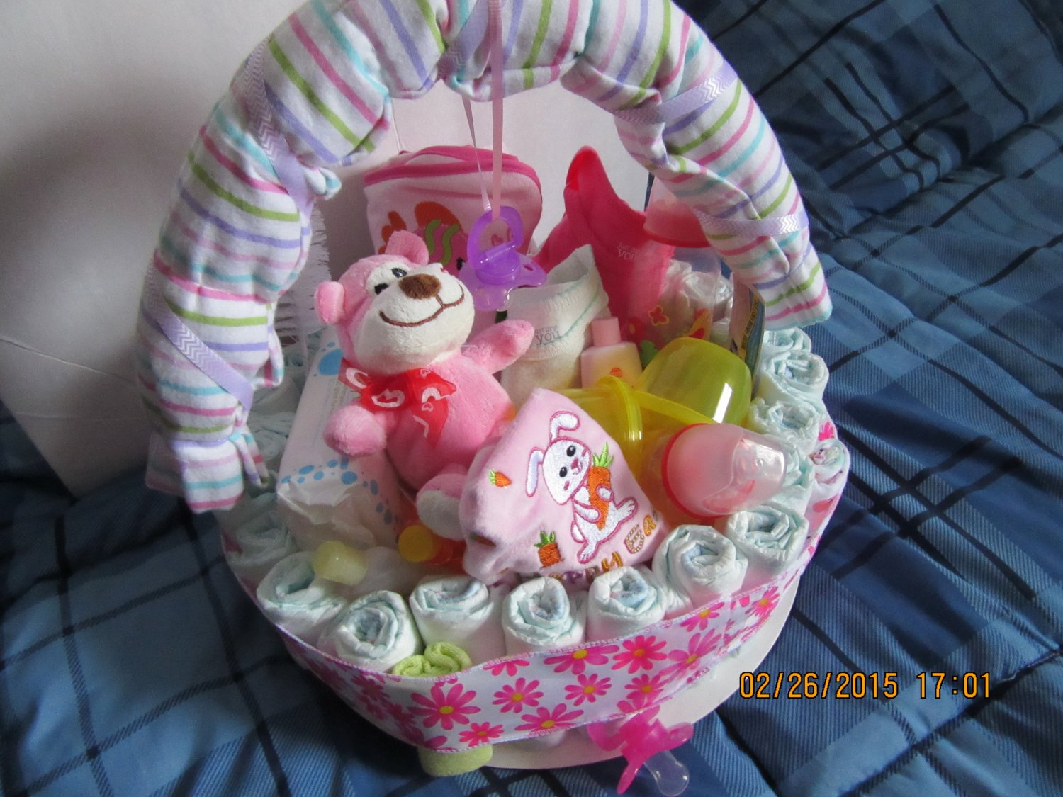 Basket Diaper Cake