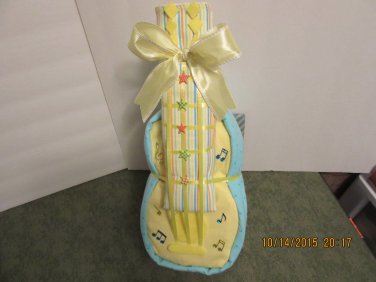 Guitar Diaper Cake