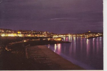 St Ives by night Postcard. Mauritron 214300