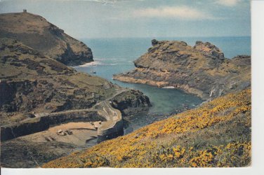 Boscastle Harbour Cornwall Postcard. Mauritron 214304