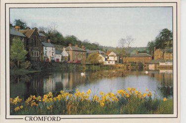 Cromford Pond View Postcard. Mauritron 214329