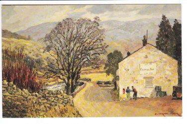 Hubberholme Upper Wharfedale Postcard. Mauritron 220701
