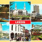 Leeds Multiview Six Scenes Postcard. Mauritron 220708