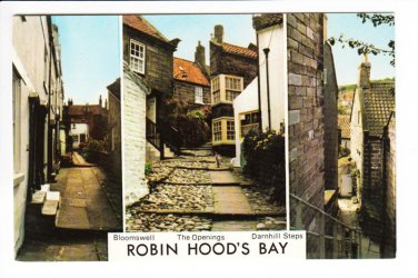 Robin Hood's Bay Multiview Postcard. Mauritron 220717