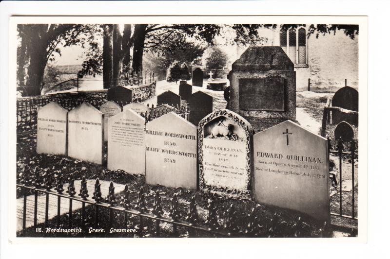 Wordsworth Grave Grasmere Postcard. Mauritron 248356