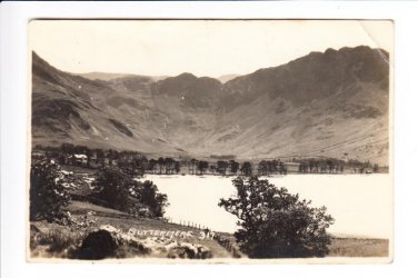 Buttermere Lake District. Two stamps on rear. Postcard. Mauritron 248407