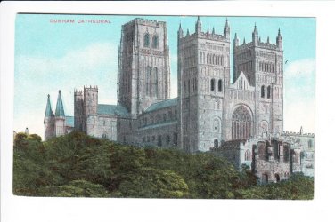 Durham Cathedral Vintage Card Postcard. Mauritron 248451