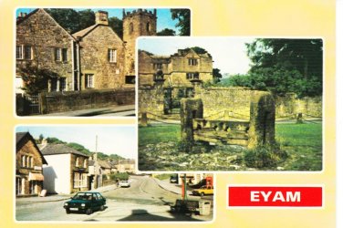 Eyam Multiview Derbyshire Postcard. Mauritron 248460