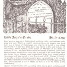 Little John's Grave Hathersage Postcard. Mauritron 249756
