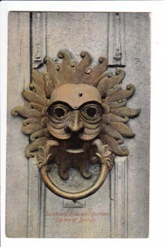 Durham Cathedral Sanctuary Knocker Postcard. Mauritron 249771