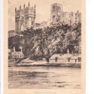 Durham Cathedral Old Card Postcard. Mauritron 249772