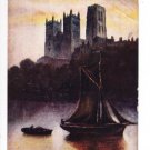 Durham Cathedral Vintage Card Postcard. Mauritron 249773
