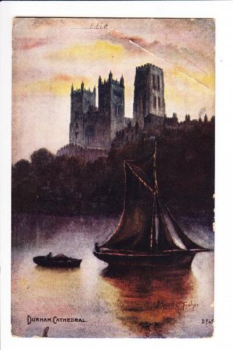 Durham Cathedral Vintage Card Postcard. Mauritron 249773