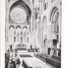Rose Window and Bishops Throne Durham Cathedral Postcard. Mauritron 249774