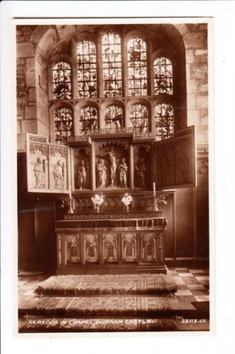 Reredos in Chapel Durham Castle Postcard. Mauritron 249782