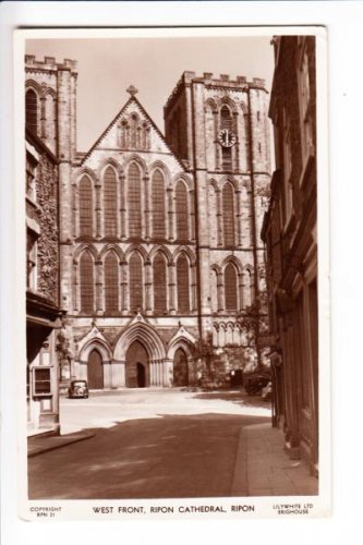 West Front Ripon Cathedral Postcard. Mauritron 249784