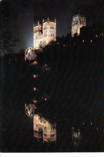 Durham Cathedral by Night Postcard. Mauritron 249821