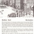 Haddon Hall Derbyshire Local History Card Postcard. Mauritron 249831