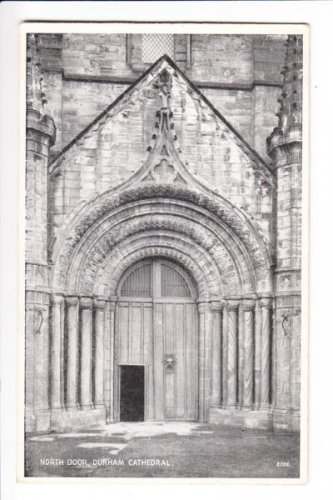 North Door Durham Cathedral Postcard. Mauritron 249835