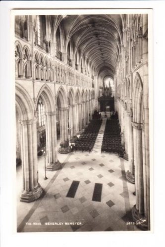 The Nave Beverley Minster Yorkshire Postcard. Mauritron 249845