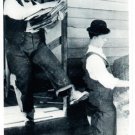 Laurel and Hardy Modern Reprint Postcard. Mauritron 249882