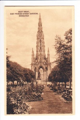 Scott Mont East Princes Gardens Edinburgh Postcard. Mauritron 249894