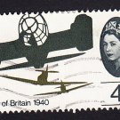 GB QE II Stamp 1965 Battle of Britain 4d MFU SG674 Mauritron 78024