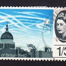 GB QE II Stamp 1965 Battle of Britain 1/3d Used Tear SG678 Mauritron 78033