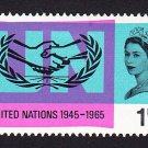 GB QE II Stamp 1965 United Nations 1/6d MM SG682 Mauritron 78035