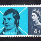 GB QE II Stamp 1966 Burns 4d MM SG685 Mauritron 78046