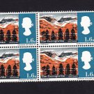 GB QE II Stamp 1966 Landscapes 1/6d Blk 4 UM PHOS SG692p Mauritron 78052