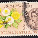 GB QE II Stamp 1963 Nature 3d MFU PHOS SG638p Mauritron 78054