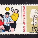 GB QE II Stamp 1966 World Cup 1/3d MFU SG695 Mauritron 78063