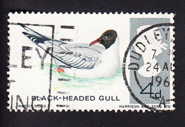 GB QE II Stamp 1966 Birds 4d MFU SG696 Mauritron 78071