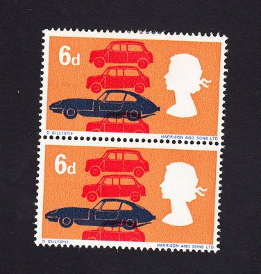 GB QE II Stamp 1966 Technology 6d Blk 2 UM (1) SG702 Mauritron 78078
