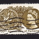 GB QE II Stamp 1965 Parliament 6d MFU SG663 Mauritron 78098