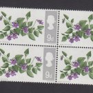 GB QE II Stamp 1967 Flowers 9d Blk 4 UM PHOS SG721P Mauritron 78108