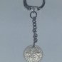 Keyring Lucky 6d Sixpence Coin 1965.  Mauritron #250484.