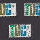 GB QEII Stamp. 1968 Anniversaries 4d VFU x 3 SG767 Mauritron #78154