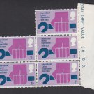 GB QEII Stamp. 1969 Anniversaries 1s Edge BLK 5 UM SG793 Mauritron #78212