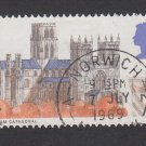 GB QEII Stamp. 1969 Cathedrals 5d MFU SG796 Mauritron #78214
