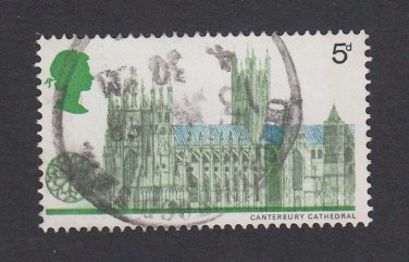 GB QEII Stamp. 1969 Cathedrals 5d MFU SG799 Mauritron #78216