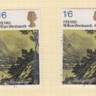 GB QEII Stamp. 1970 Literary 1/6d MFU Set of 2 SG828 Mauritron #78317