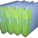 Guildex GLX Ergogrip Binders Pack of 4 Yellow Heavy Duty Mauritron #79116