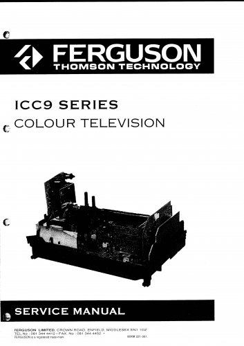 Ferguson D78N  Colour Television Service Manual download.