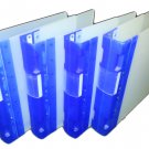 Guildex GLX Ergogrip Binders Pack of 4 Blue Heavy Duty Mauritron #79190