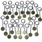 Keyrings 3d Threepence Bulk Job Lot of 25 1937 - 1967 Mauritron #79191.