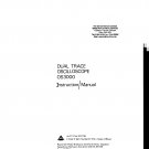 Advance OS3000 Oscilloscope Operating Guide PDF download.