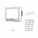 Mitsubishi CT21M1TX Television Service Manual PDF download.