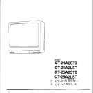 Mitsubishi CT25A2LST Television Service Manual PDF download.